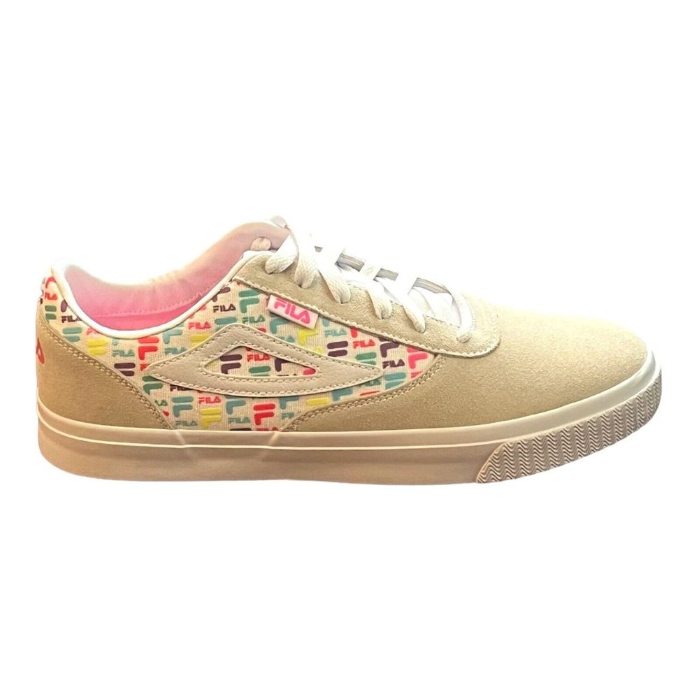 FILA Boarder FX1 Multi White Sneakers Skater Shoes Ladies Size 10